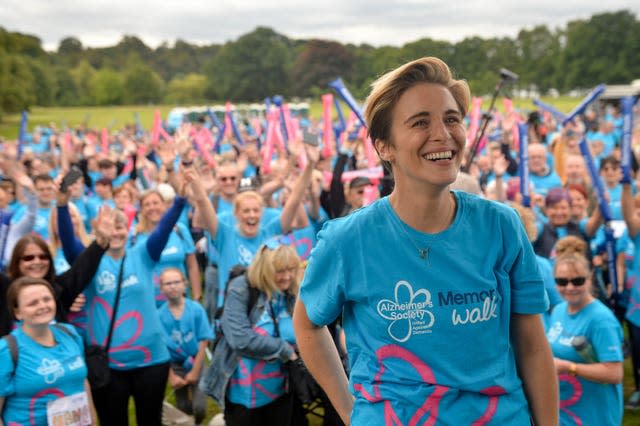 Vicky McClure at the Alzheimer's Society's Nottingham Memory Walk 