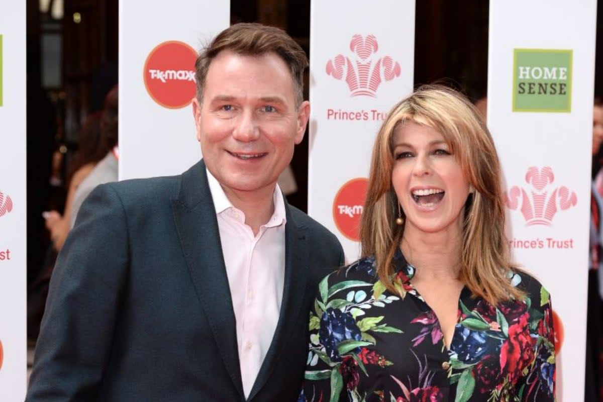 Richard Arnold (left) has praised Kate Garraway (right) for her support in his time of need (Getty)