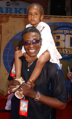 Keith David and daughter at the Hollywood premiere of Walt Disney's Around the World in 80 Days