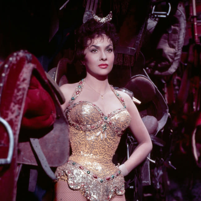 Gina Lollobrigida en una imagen de 'Trapecio', de 1956 credit:Bang Showbiz