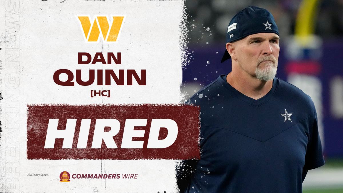 Commanders hire Cowboys DC Dan Quinn as head coach - Yahoo Sports