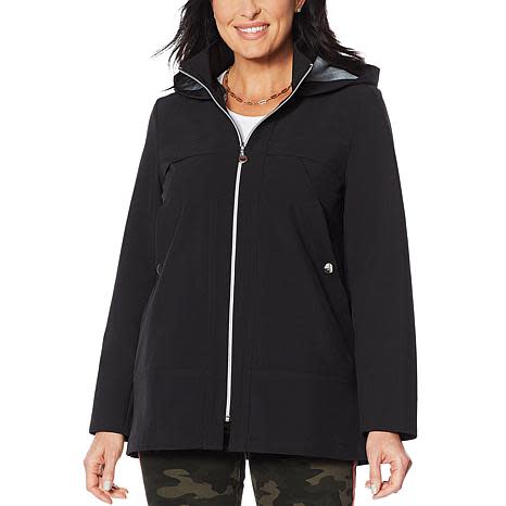 Laurier Emma Softshell Water-Resistant Jacket with Hood (Photo: HSN)