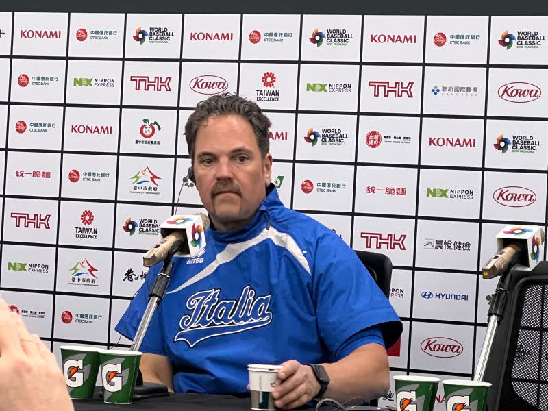 ▲WBC義大利總教練Mike Piazza（圖／記者簡名杉攝）