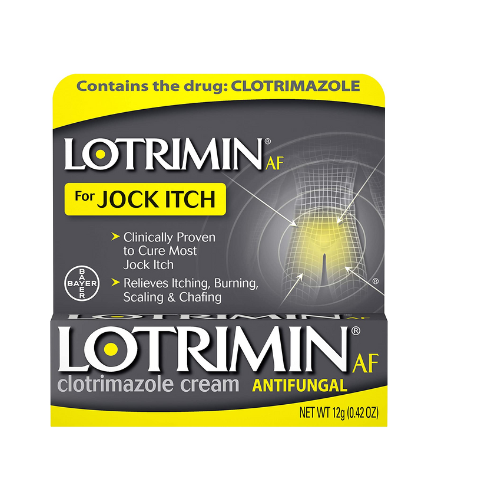 Lotrimin Jock Itch Antifungal Cream against white background