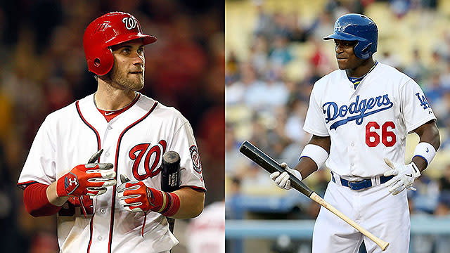 Yasiel Puig may oust Bryce Harper as baseball's most hated young