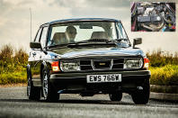 <p>The 2.0-litre B engine was Saab’s 1972 redesign of the Triumph slant four, which had been fitted to the Saab 99 saloon since 1968. It was redesigned again to become the <strong>H</strong> in 1981, but throughout the 1970s it was Saab’s premier engine, powering the 99 and larger 900 while the 96 made do with the V4 unit imported from Ford.</p><p>The most famous B, and probably the one best remembered today, was the forced-induction version which, as fitted to the 99 Turbo, was largely responsible for bringing the terms ‘turbocharger’ and, less happily, ‘<strong>turbo lag</strong>’ into everyday conversation.</p>