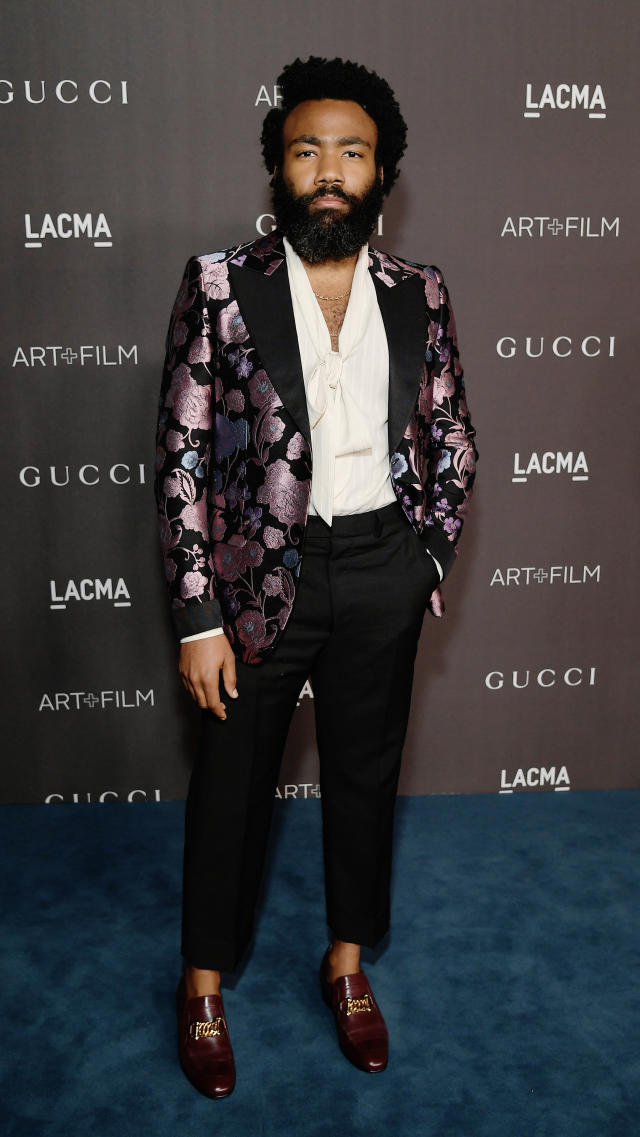 Naturally, Donald Glover Wore Loro Piana Hiking Boots and a Mesh