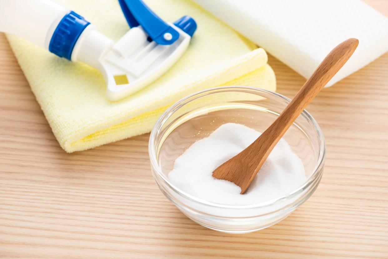 Citric Acid Powder in a Bowl