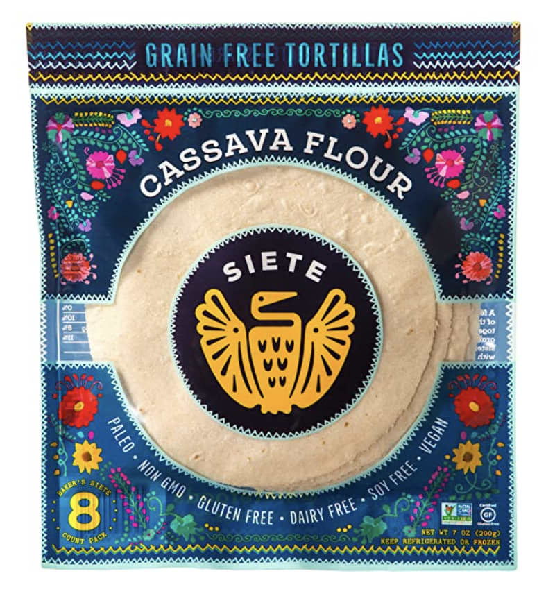 Siete Cassava Grain Free Flour Tortilla