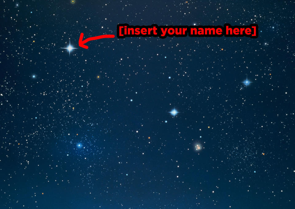 Photo of the sky with text that says, "[insert your name here]"