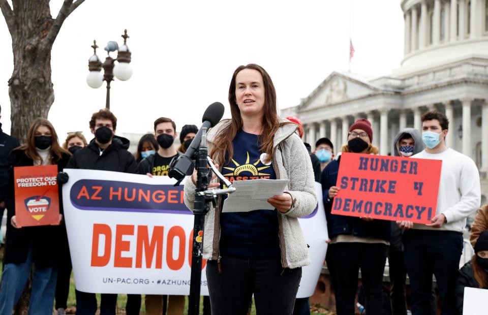 Jana Morgan Hunger Strike for Democracy