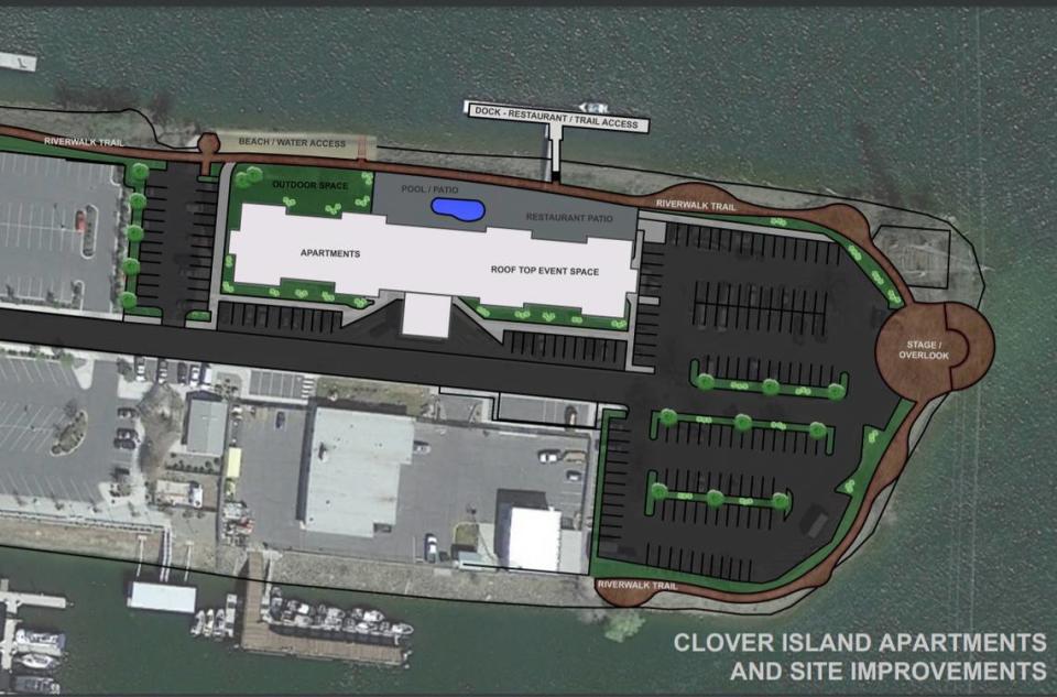 Kennewick’s Clover Island Inn will be renovated into a Spark by Hilton under a pending sales agreement.