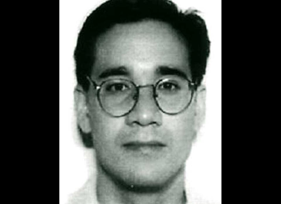 Andrew Cunanan is seen in this 1997 mugshot from the FBI. Cunanan murdered five men from Minneapolis to Miami, including fashion designer Gianni Versace. As investigators closed in on him, Cunanan committed suicide in 1997.