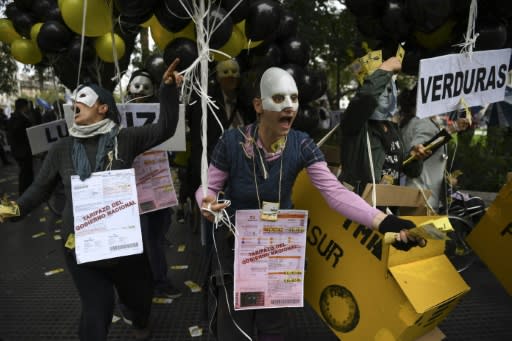 The government's negotiations with the International Monetary Fund has spurred protests