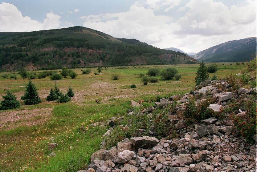 CAMP HALE,former home of the Arm's 10 th Mountain Division , could soon serve as a water storage site location 15 miles north of Leadville off U.S. 24. (Photo By Glen Martin/The Denver Post via Getty Images)