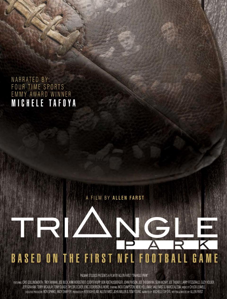 "Triangle Park," a documentary about the first NFL game, will be shown at 7 p.m. Wednesday at Canton Palace Theatre. Tickets are $20.