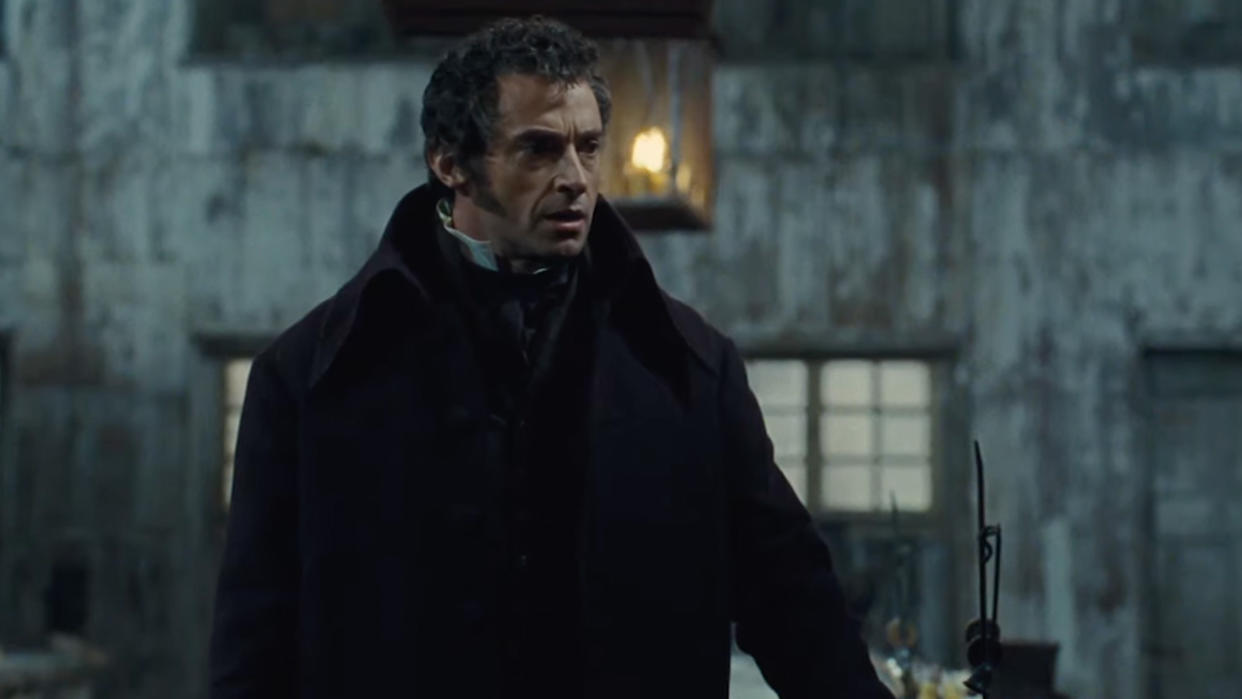  Hugh Jackman in Les Misérables. 