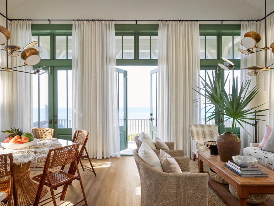 oceanfront home in rosemary beach, florida designed by ashley gilbreath interior design