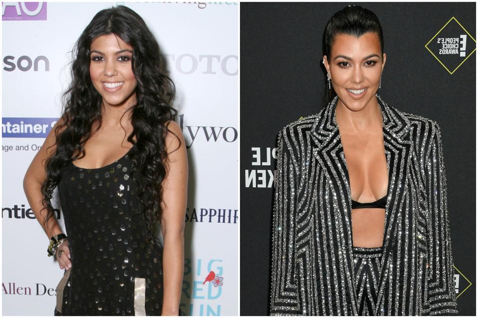 2007 vs now: Kourtney now runs her own lifestyle brand (Getty Images )