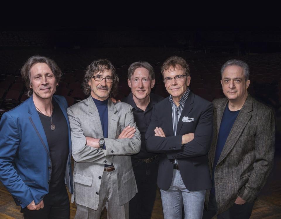 Donnie Iris & The Cruisers features, from left, Kevin Valentine, Donnie Iris, Paul Goll, Mark Avsec and Marty Lee Hoenes.