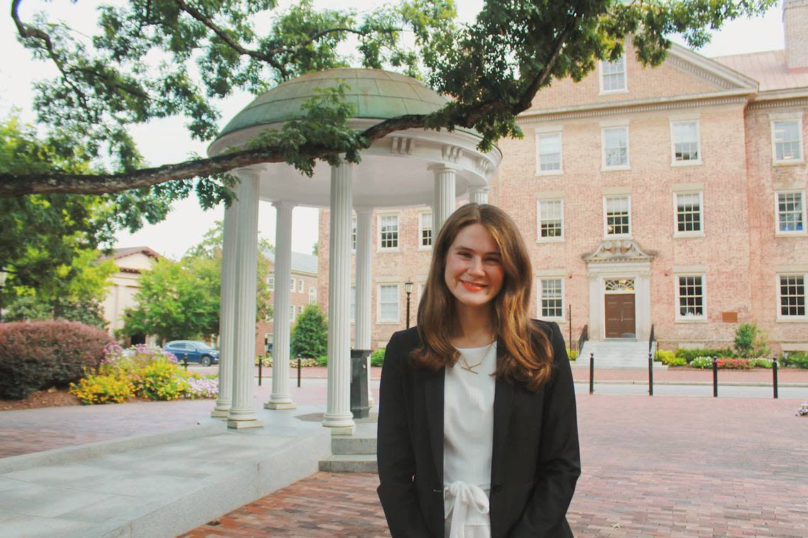 Keegan Lee, first-year student at UNC-Chapel Hill. In 2020, Lee deleted her social media apps after developing what she called an “addiction” to the platforms. 