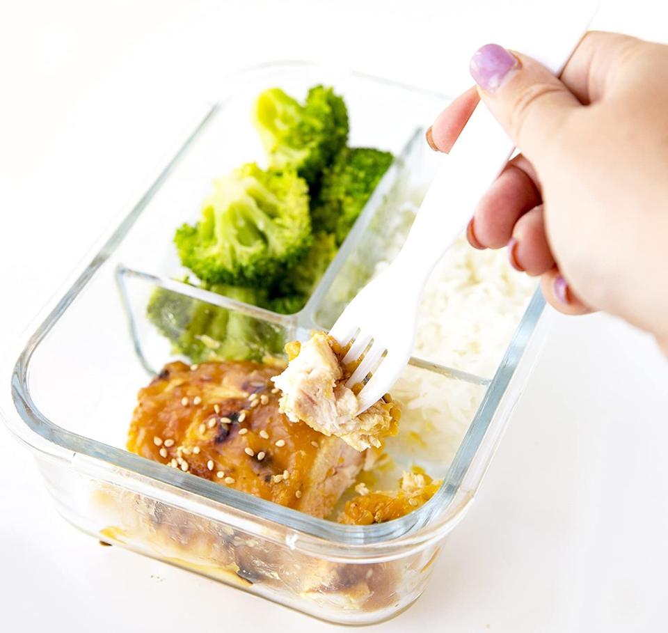 Because it'll be a lot easier to remember what leftovers you have in your fridge if they're stored in see-through containers. Includes leakproof sauce cups. Dishwasher-, oven- and microwave-safe.<br /><br /><strong>Get them from Amazon for <a href="https://www.amazon.com/dp/B075KGNCHN?&amp;linkCode=ll1&amp;tag=huffpost-bfsyndication-20&amp;linkId=0b23bbd781e9f89ce73a3830ff4e3bc5&amp;language=en_US&amp;ref_=as_li_ss_tl" target="_blank" rel="noopener noreferrer">$39.99</a>.</strong>