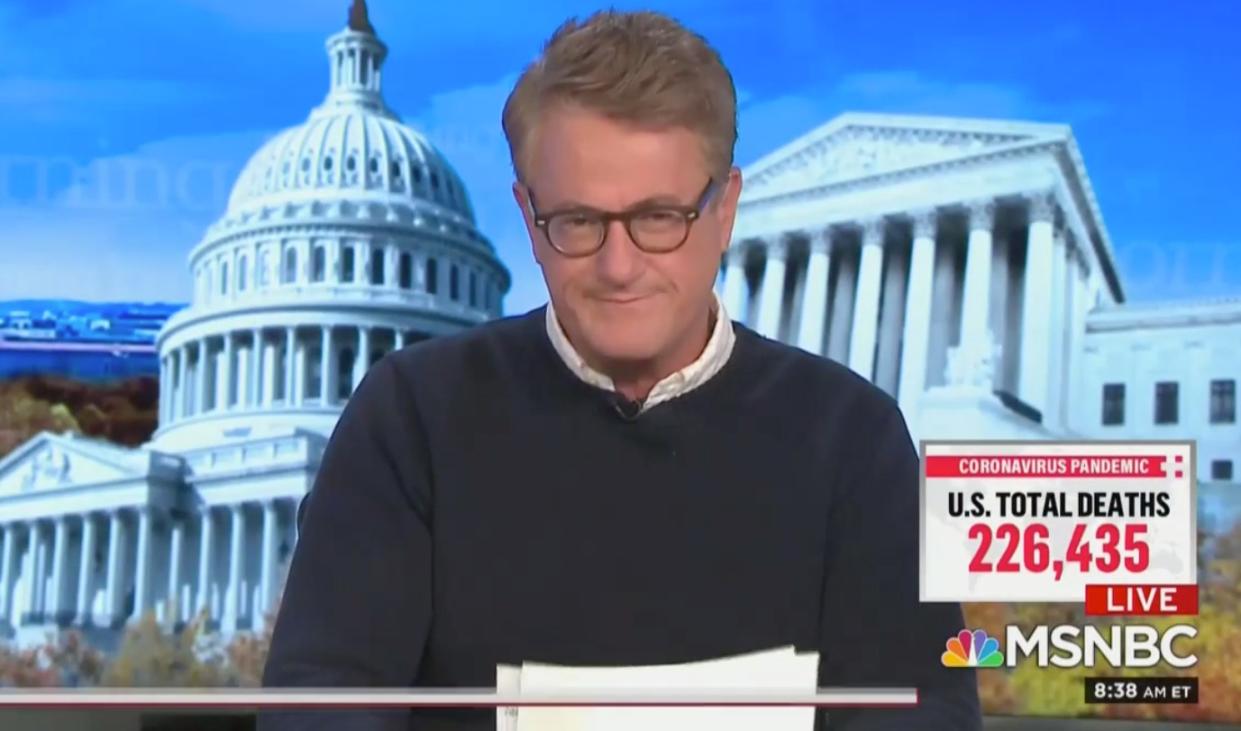 TV host Joe Scarborough claimed Donald Trump would ‘kill reporters if he could get away with it' like Vladimir Putin. (MSNBC)