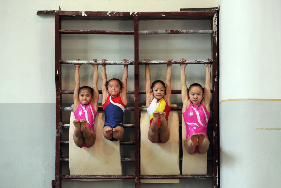 Young Chinese Gymnasts