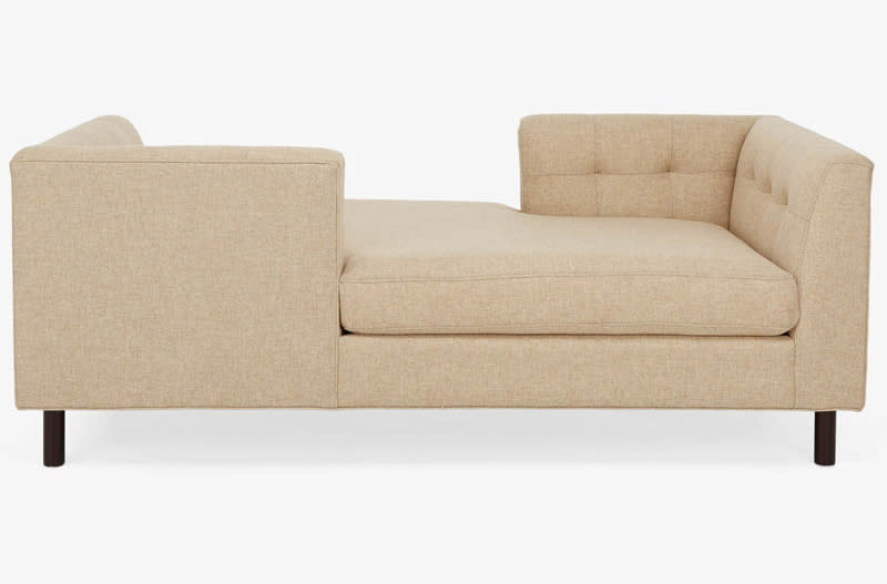 <p>This mid-century sofa offers prime seating in any direction and doubles as a chaise. Plus, it's the ultimate statement piece.</p> <p>$1,677 (originally $2,395) | <a rel="nofollow noopener" href="http://click.linksynergy.com/fs-bin/click?id=93xLBvPhAeE&subid=0&offerid=472601.1&type=10&tmpid=23216&RD_PARM1=http%3A%2F%2Fwww.abchome.com%2Fshop%2F20thc-harrison-tete-a-tete-1474179&u1=Instyle" target="_blank" data-ylk="slk:ABC Carpet & Home;elm:context_link;itc:0;sec:content-canvas" class="link ">ABC Carpet & Home</a></p>