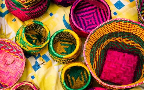 Traditional Amazonian handicrafts - Credit: Getty
