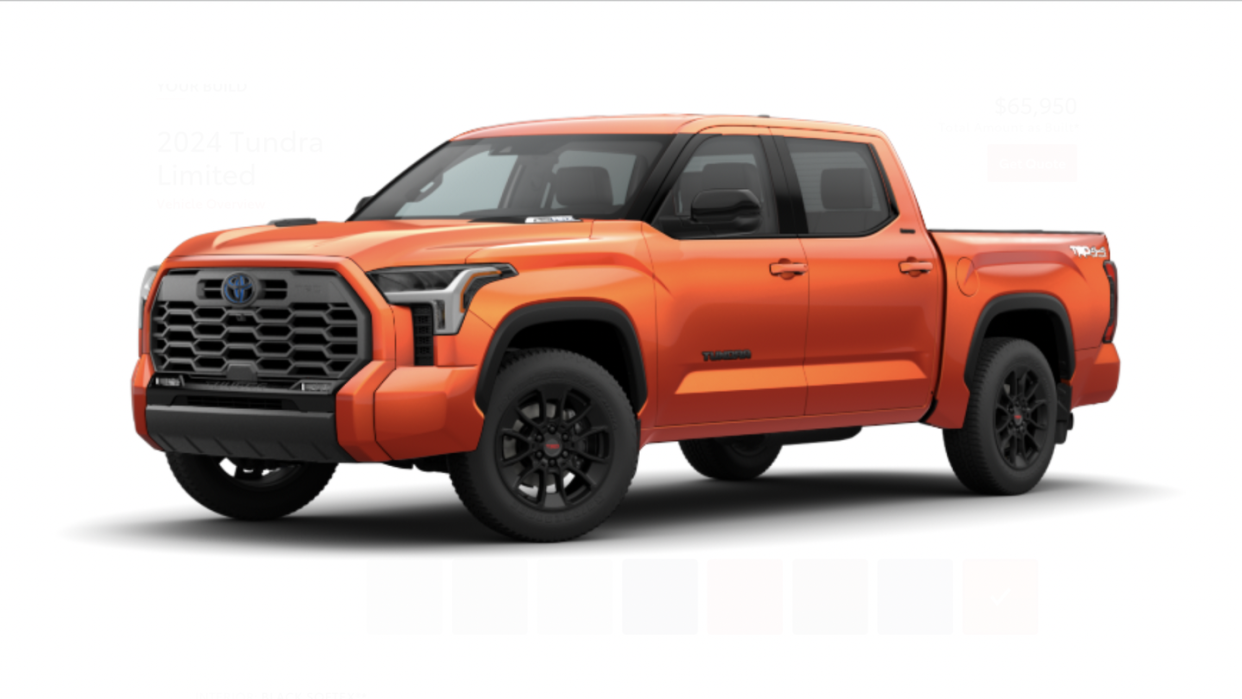 2024 toyota tundra limited trd off road