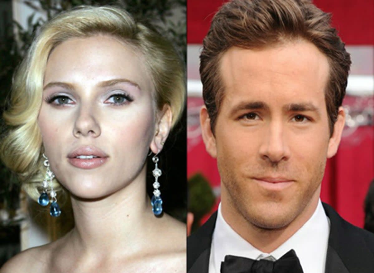 Scarlett Johansson has called ex-husband Ryan Reynolds ‘a good guy’  (ES Composite CDS_AFP_Images)