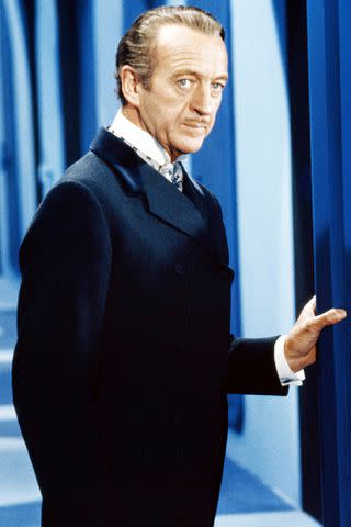 <p>Silver Screen Collection/Getty </p> David Niven as James Bond