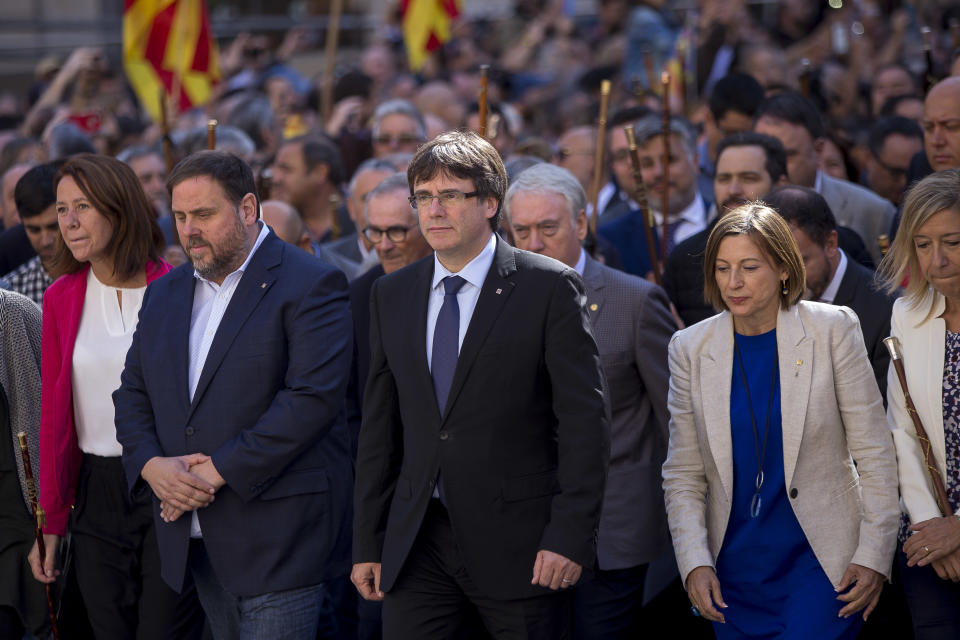 President of Catalonia Carles Puigdemont 
