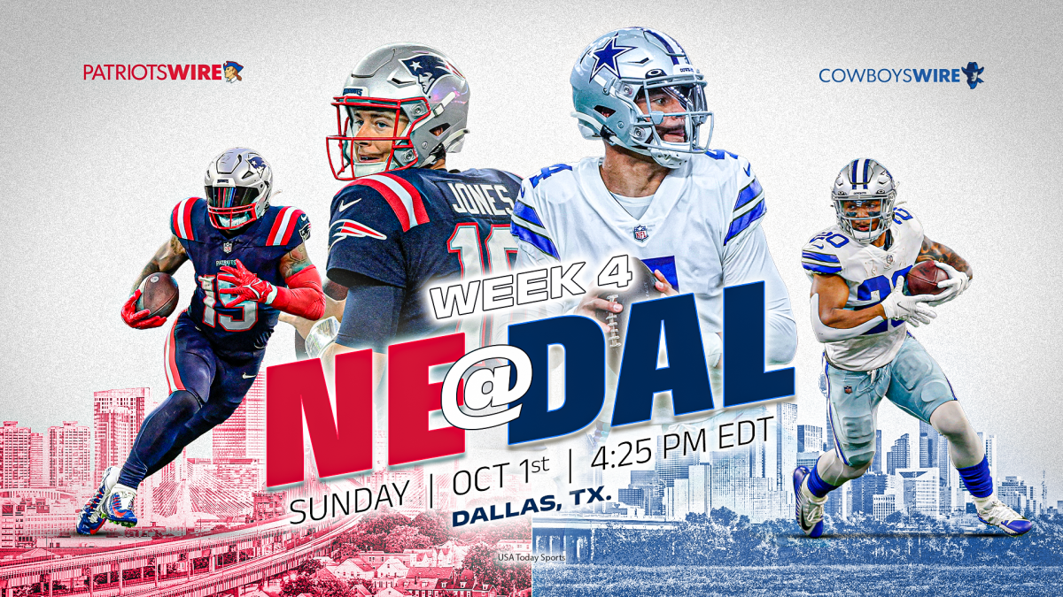Best NFL Prop Bets for Patriots vs. Cowboys in NFL Week 4