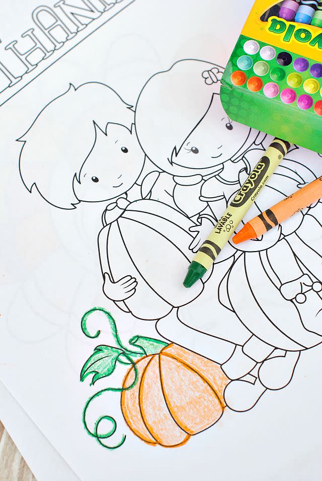 Thanksgiving Coloring Pages