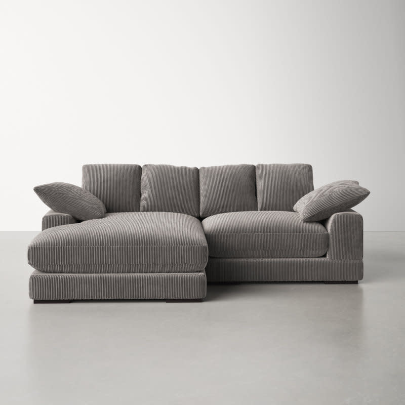 <p><a href="https://go.redirectingat.com?id=74968X1596630&url=https%3A%2F%2Fwww.wayfair.com%2F--%2Fpdp%2Fallmodern--lonsdale-chaise-sectional-x113708797-l306-w002697686.html&sref=https%3A%2F%2Fwww.harpersbazaar.com%2Ffashion%2Ftrends%2Fg44565243%2Fmost-comfortable-couches%2F" rel="nofollow noopener" target="_blank" data-ylk="slk:Shop Now;elm:context_link;itc:0;sec:content-canvas" class="link ">Shop Now</a></p><p>Lonsdale Chaise Sectional</p><p>$2350.00</p><p>wayfair.com</p>