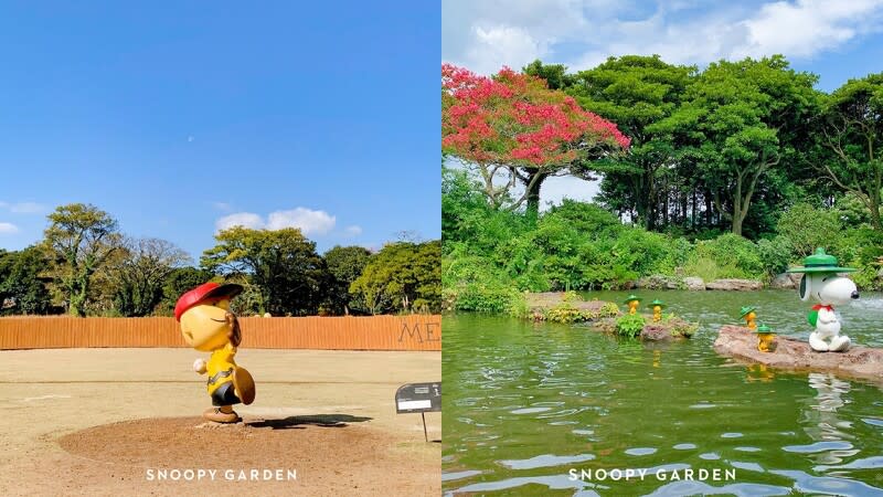 「史努比庭園」另一大迷人之處，便是園區內摘種200種植物