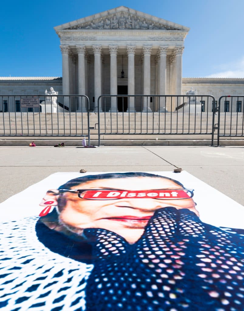 A Ruth Bader Ginsburg ‘I Dissent’ poster