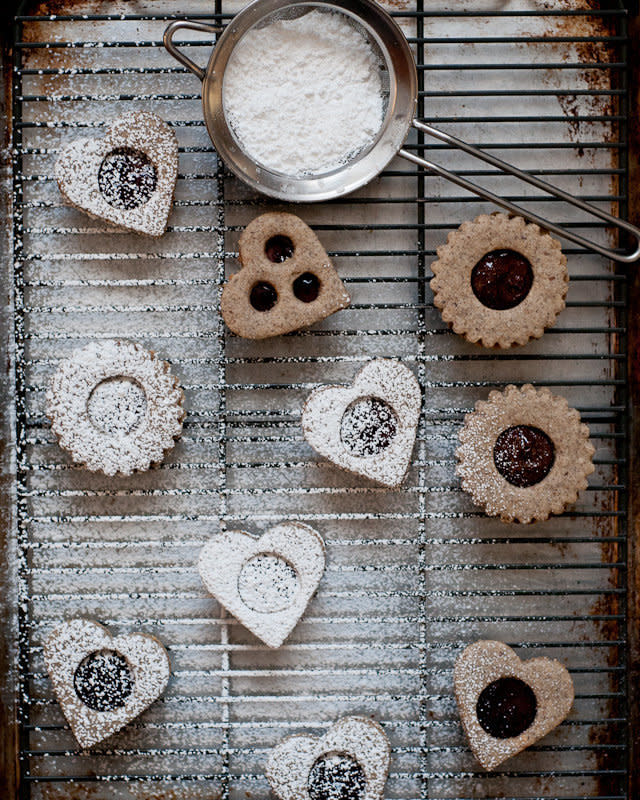 <strong>Get the <a href="http://cafejohnsonia.com/2012/02/gluten-free-vegan-linzer-cookies.html" target="_blank">Gluten-Free Vegan Linzer Cookies recipe</a> from Cafe Johnsonia</strong>