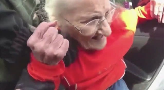 The 93-year-old claims authorities would not accept her rent, but they say she refused to pay. Photo: Lake County Sheriff’s Office