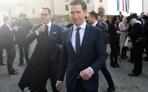 Sebastian Kurz, Austria's youthful chancellor. - Credit: Roland Schlager/AFP