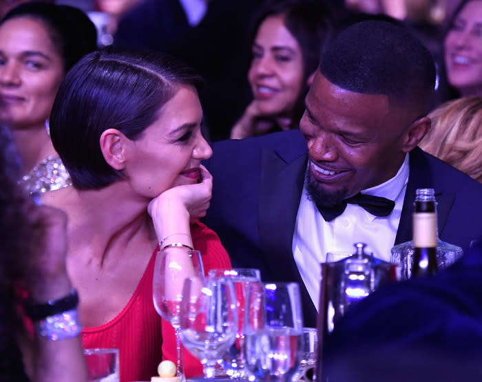 Katie Holmes y Jamie Foxx