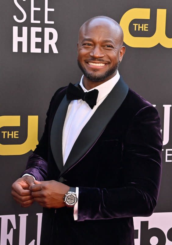 Taye Diggs attends the 27th annual Critics Choice Awards at the Fairmont Century Plaza on March 13, 2022. The actor turns 53 on January 2. File Photo Jim Ruymen/UPI