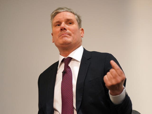 Labour leader Sir Keir Starmer speaking during the Progressive Britain conference at Congress House, central London