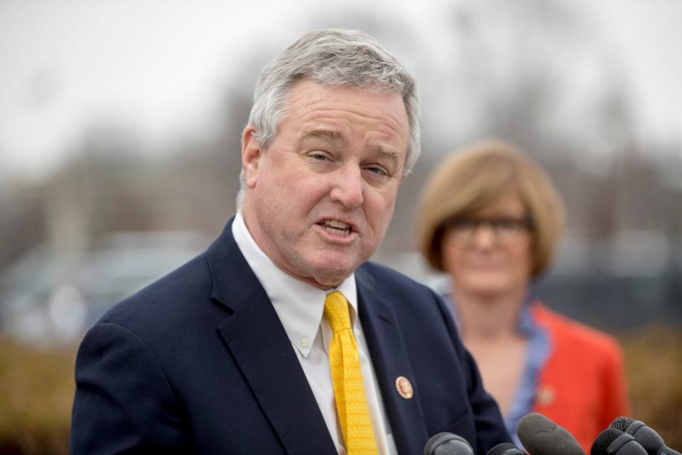 David Trone speaks at a press conference on Capitol Hill in 2019 (Copyright 2019 The Associated Press. All rights reserved)