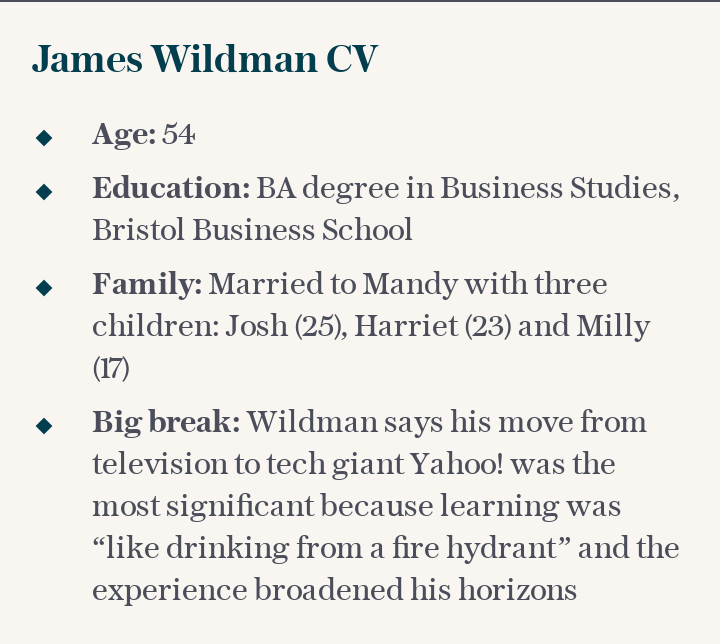 James Wildman CV