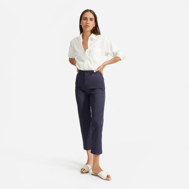 The Washable Clean Silk Relaxed Shirt Off-White – Everlane