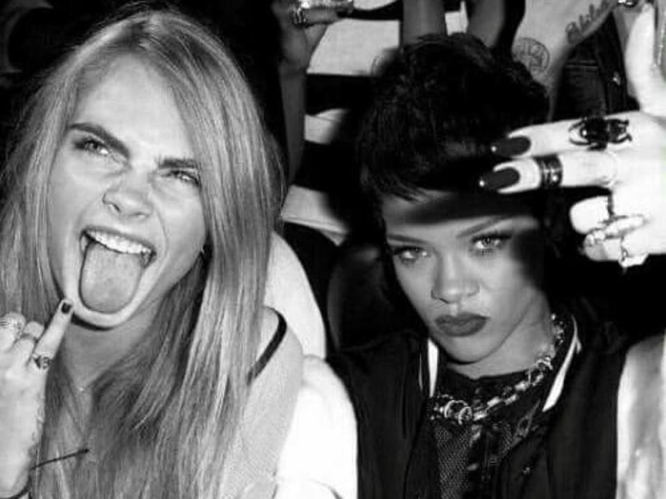 Cara Delevingne und Rihanna