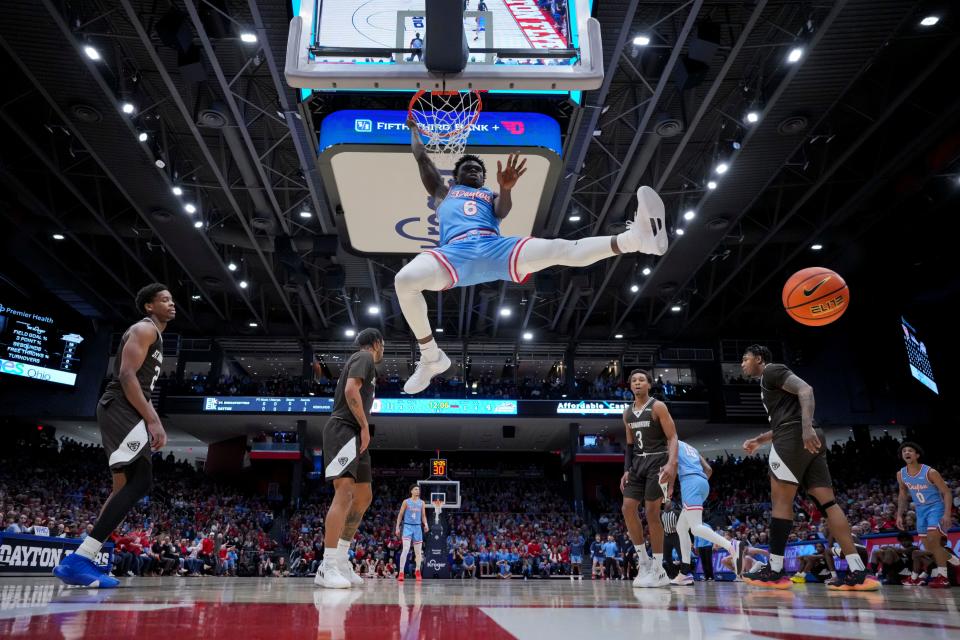 Enoch Cheeks transferred from Robert Morris and has become a key glue guy for Dayton. He is one of several transfers to help lift the Flyers to a 21-4 record.